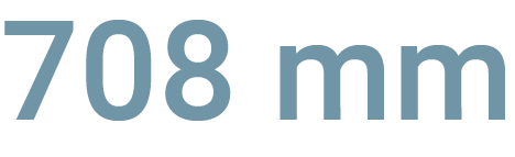 Ročný úhrn zrážok 708mm